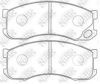 NiBK PN3346 Brake Pad Set, disc brake